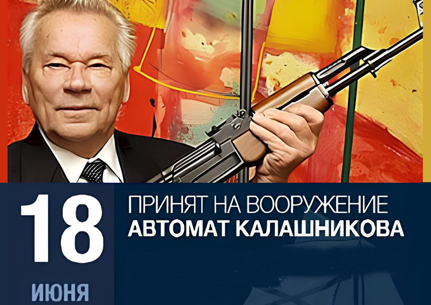 18 июня принят на вооружение автомат Калашникова.